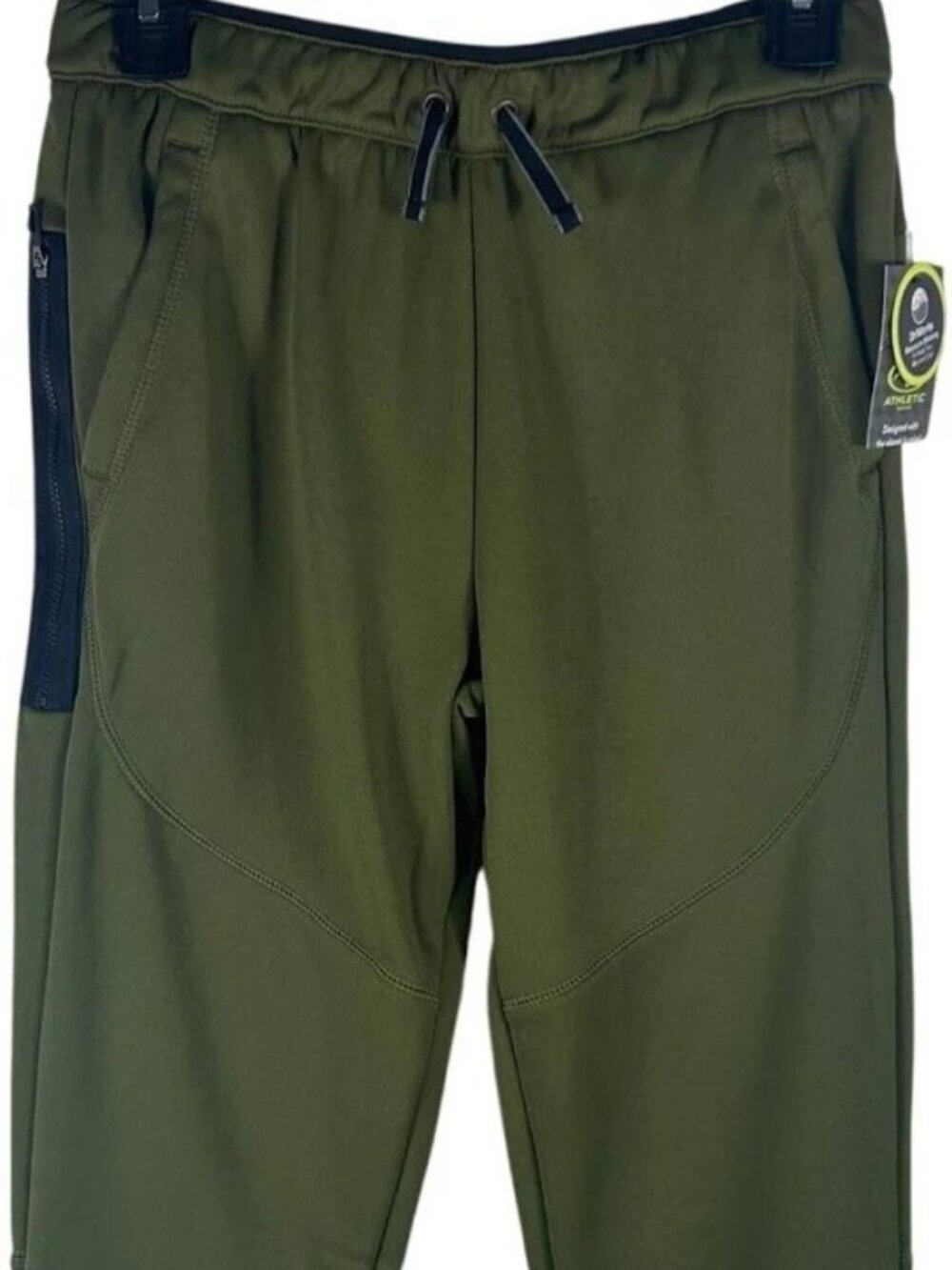 Athletic Works AW Tech Fleece Pants Green Army XL 14-16